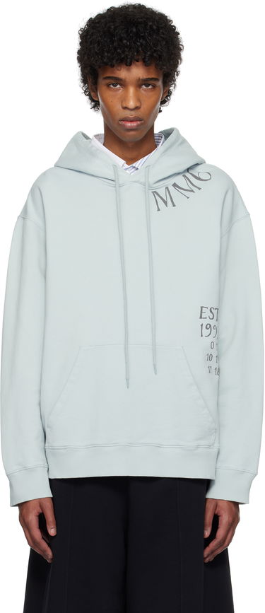 Mikina Maison Margiela MM6 Maison Margiela Printed Hoodie Zelené | SH0GU0026 M25012, 0
