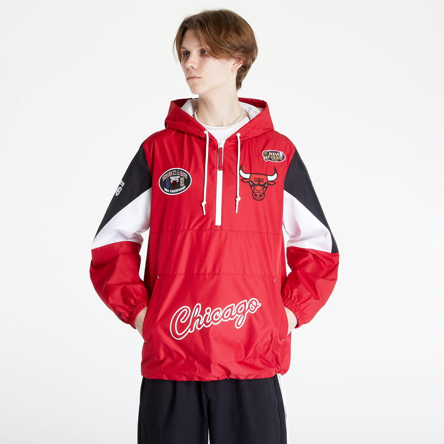Vetrovka Mitchell & Ness NBA Team Origins Pullover Anorak Červená | OJPO5033-CBUYYPPPSCAR, 0