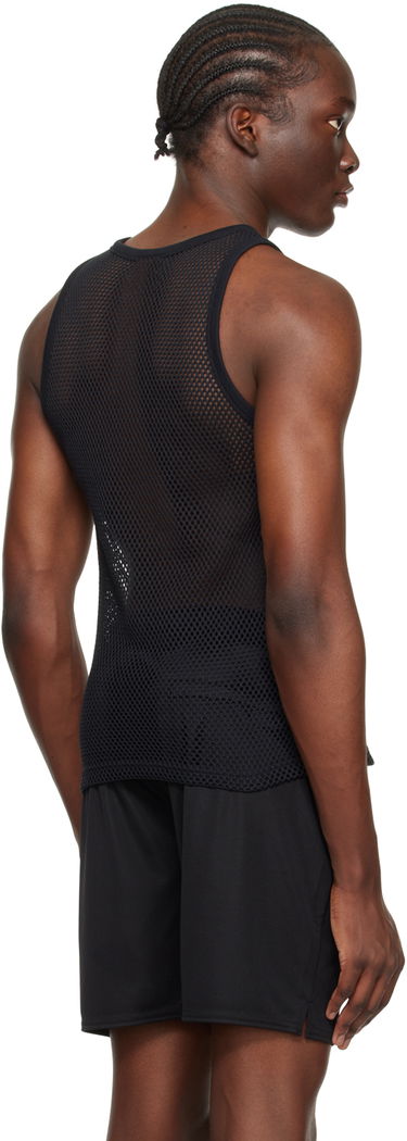 Tielko Courrèges Courrèges Mesh Tank Top Čierna | 124JDE011JS0119, 1
