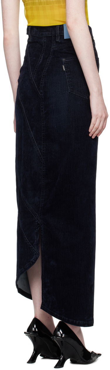 Sukňa Ottolinger Ottolinger Multiline Maxi Denim Skirt Navy | 1702110, 2