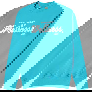 Sveter Sporty & Rich Draft Crew Sweat Tyrkysová | CRAW2333DO, 0