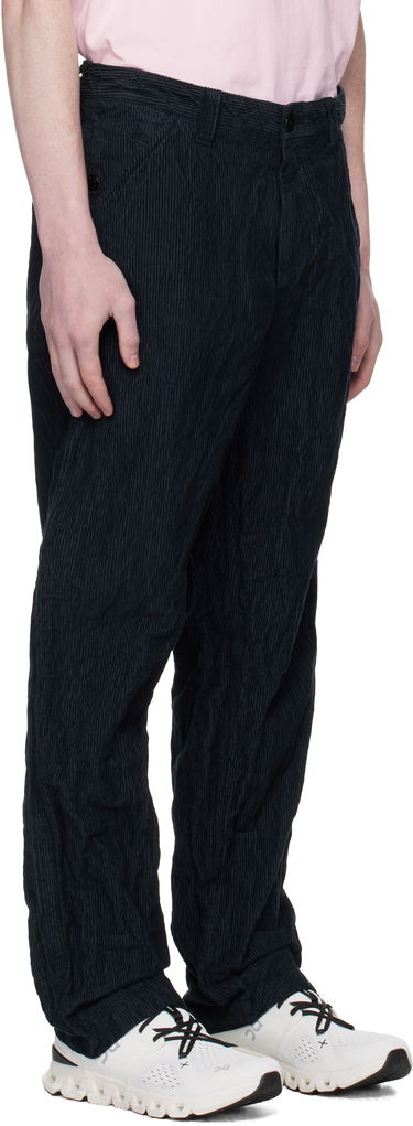 Nohavice Stone Island Wrinkled Corduroy Trousers Navy | K2S15 3100026 S0229, 1