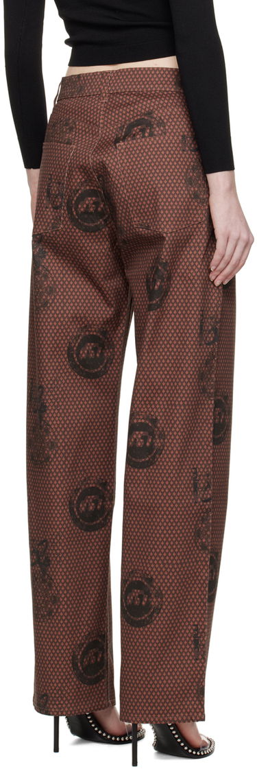 Džínsy Miaou Miaou Fargo Trousers Hnedá | 1007SCATL, 2