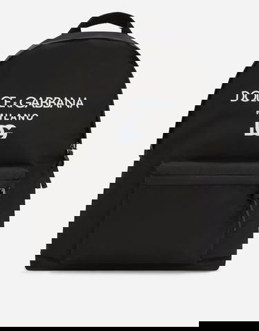 Batoh Dolce & Gabbana Dolce & Gabbana Nylon Backpack With Logo Print Čierna | EM0074AK44180999, 0