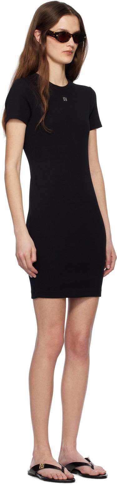 Šaty Givenchy Givenchy 4G Ribbed Tank Mini Dress Čierna | BW22CM3YQS001, 1