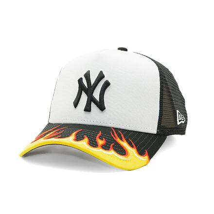 Šiltovka New Era Trucker Flame Baseball Cap Biela | 60565478, 0