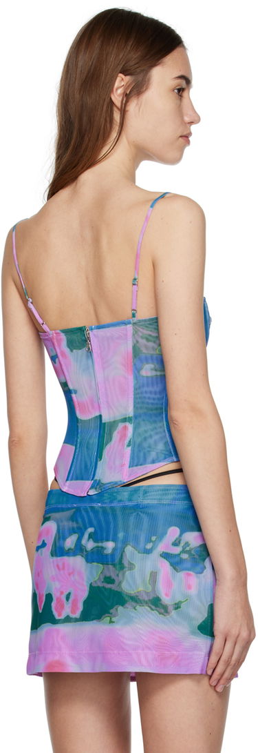 Sukňa Miaou Miaou Hannah Jewett Edition Deia Printed Mesh Tank Top Rôznofarebný | 7069PM1THP, 2