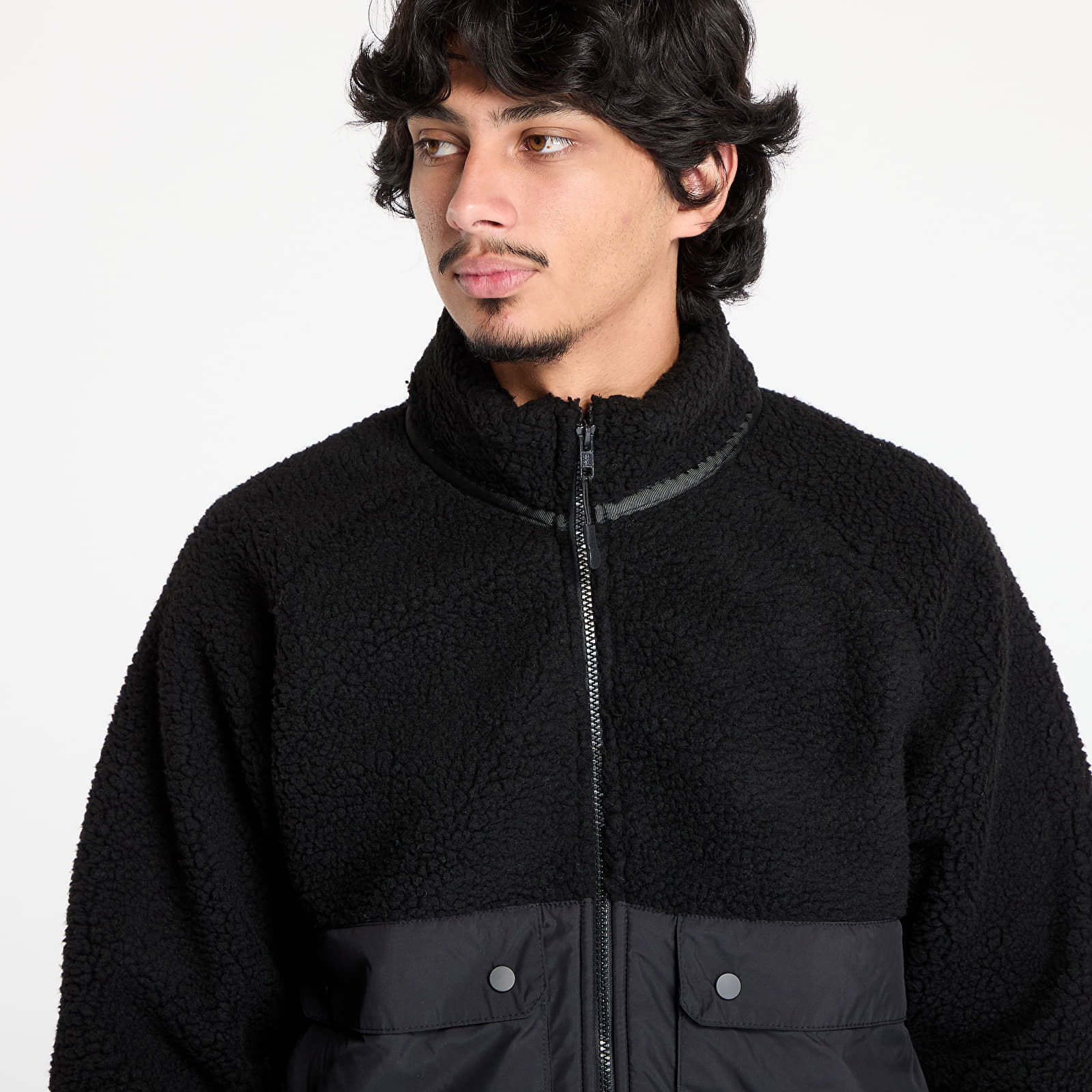 Short Raglan Sherpa Jacket