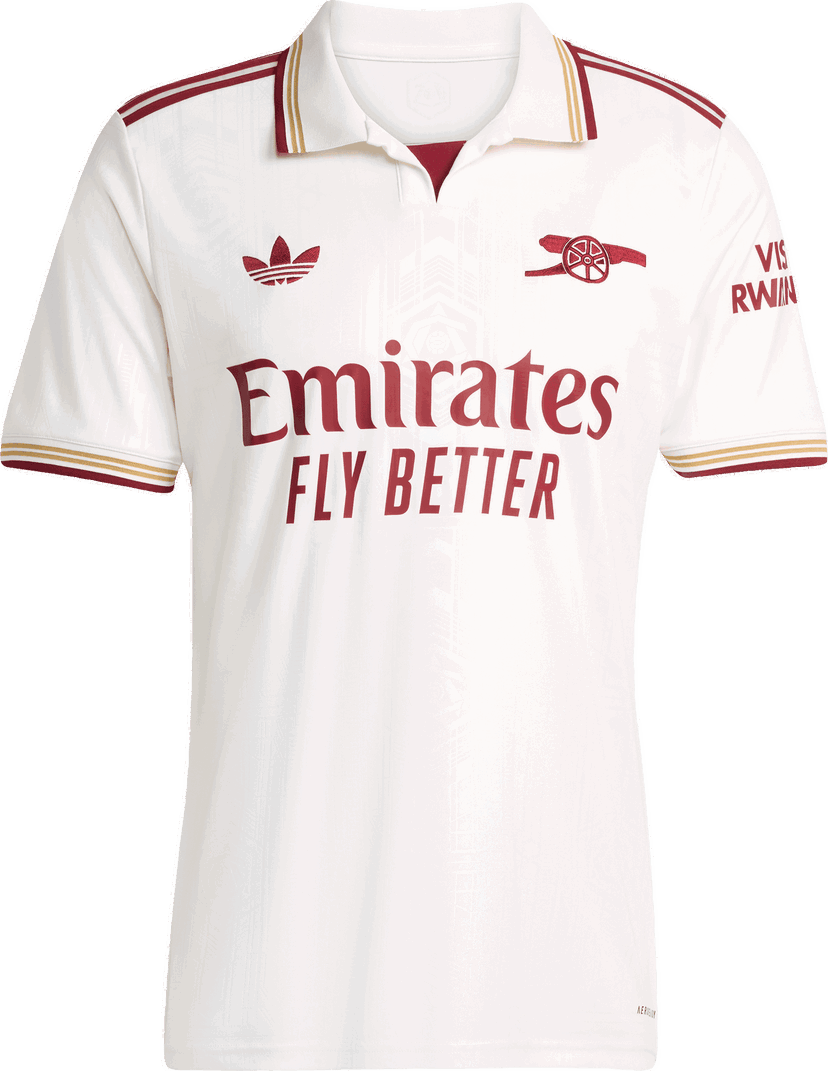 Dres adidas Originals FC Arsenal London 3rd Jersey 2025/26 by adidas Originals Biela | ji9556