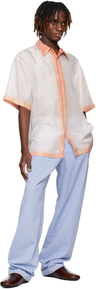 Košeľa Dries Van Noten Dries Van Noten Silk Dip Dye Shirt Oranžová | 251-020700-1201, 3