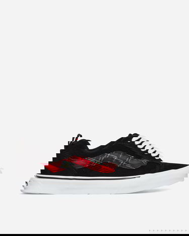 Tenisky a topánky Vans Knu Skool Rave Plaid Sneakers "Black" Čierna | VN0009QC3M51, 0