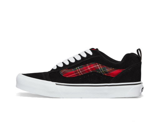 Skateboarding Vans Knu Skool Rave Plaid Sneakers "Black" Čierna | VN0009QC3M51