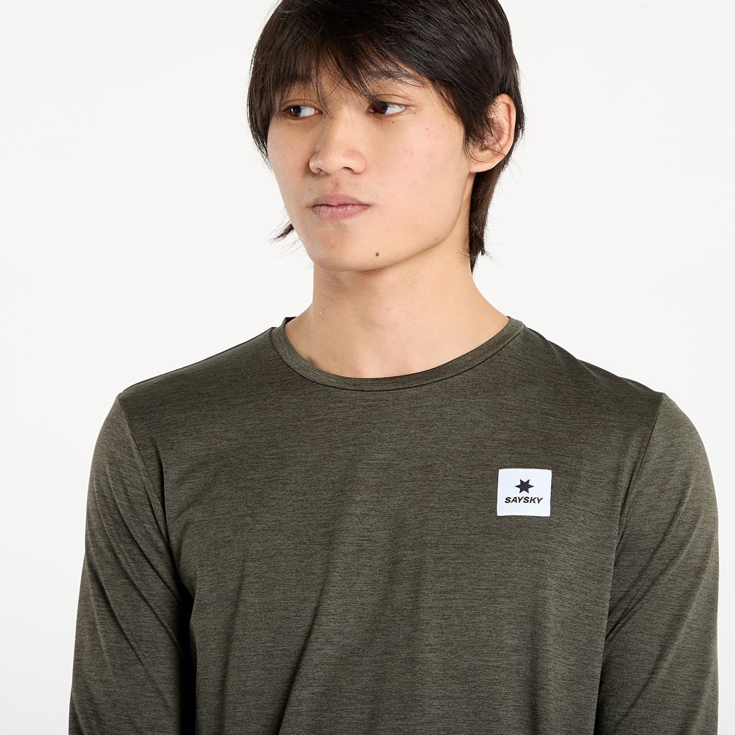 Tričko Saysky SAYSKY Statement Pace Long Sleeve T-Shirt Zelené | OMRLS22C3001, 1