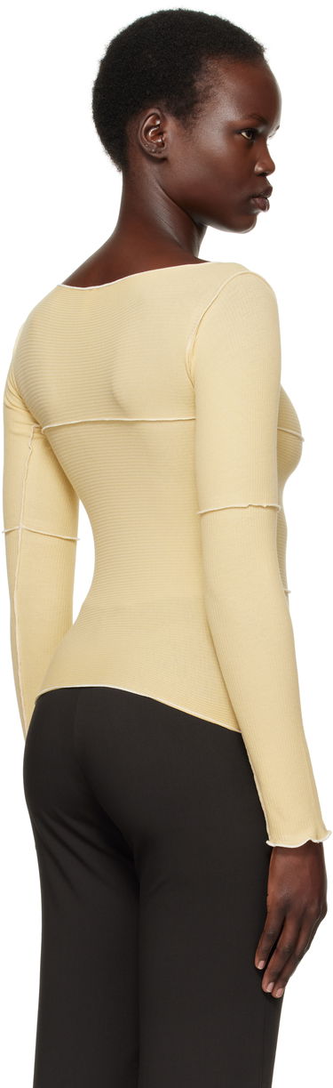 Tielko Baserange Long Sleeve Fitted Cinder T-shirt Žltá | TOCL-RB-SP25, 2