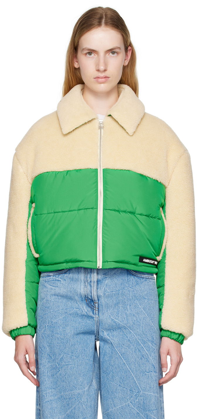 Teddy Padded Cropped Jacket