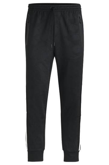 Tepláky BOSS Relaxed Fit Tracksuit Bottoms Čierna | 50537373, 0