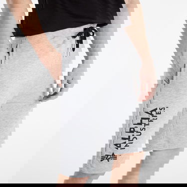 Šortky Alpha Industries Basic Short AI Šedá | 116364 17 grey, 3