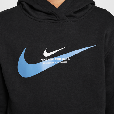 Mikina Nike Sportswear Fleece Hoodie Čierna | HV6965-010, 4