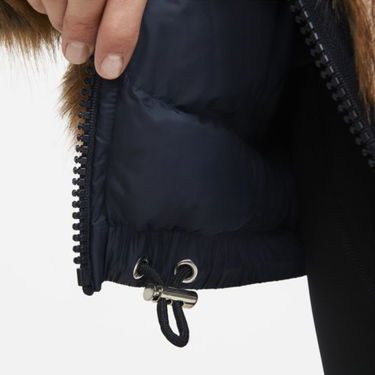 Prešívaná bunda Nike Faux Fur Trim Down Parka Modrá | CT3267-475, 2