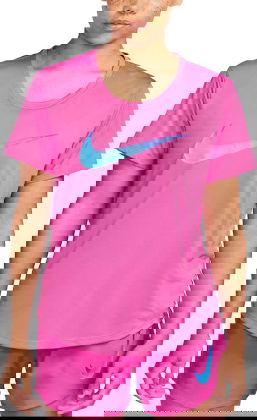 Tričko Nike Dri-FIT One Swoosh Tee Ružová | dx1025-623, 0