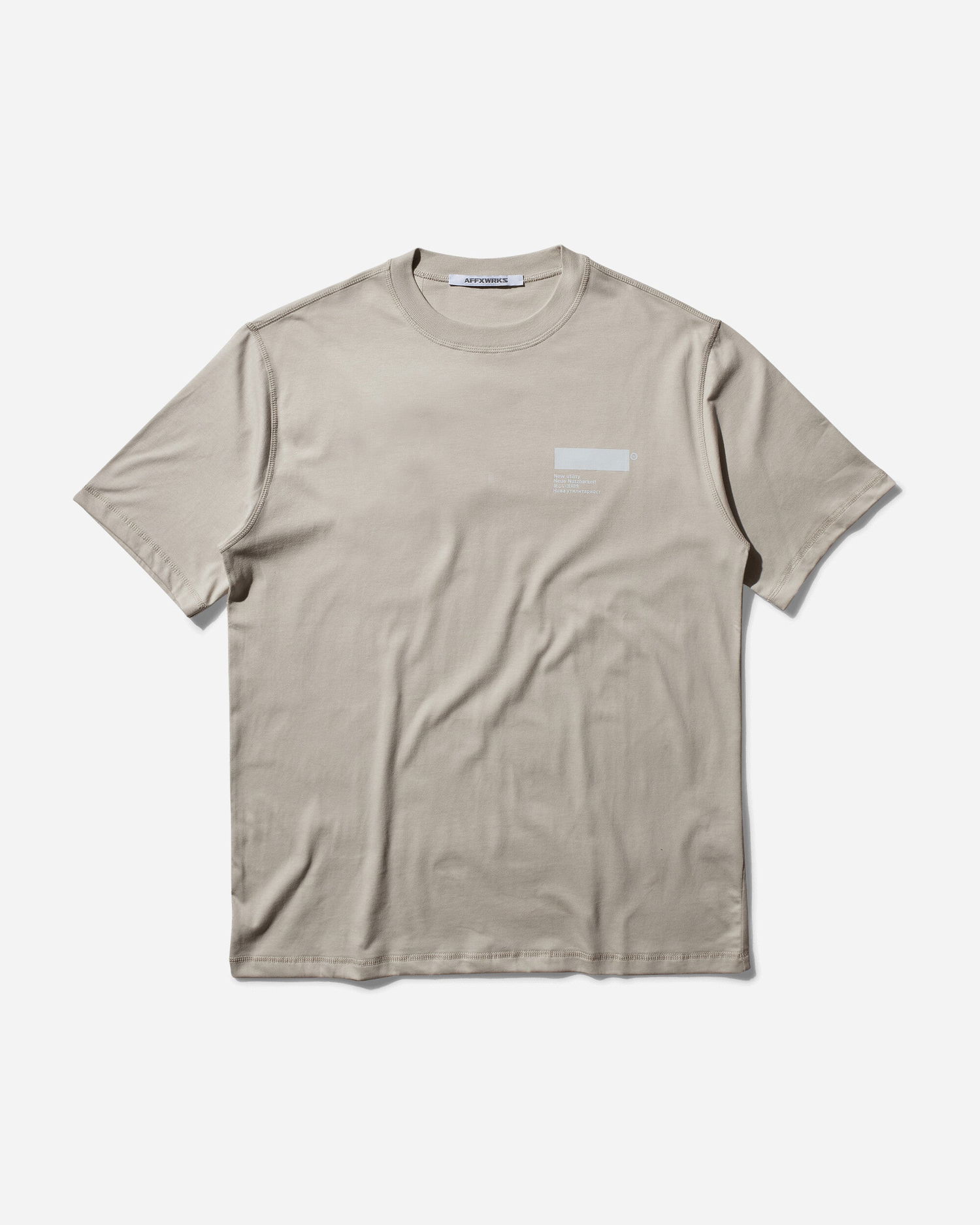 Tričko AFFXWRKS Standardised T-Shirt Béžová | 1608 LISA, 0