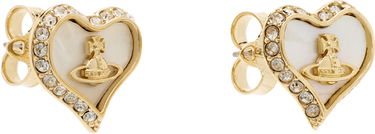 Náušnice Vivienne Westwood Vivienne Westwood Petra Heart Earrings Metalická | 62010074-02R782-, 1