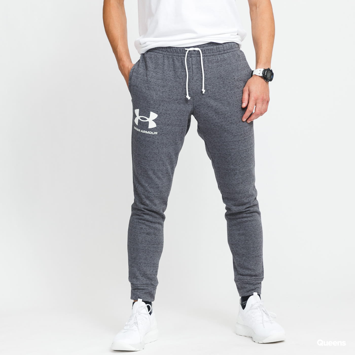 Tepláky Under Armour Rival Terry Jogger Šedá | 1361642-012, 0