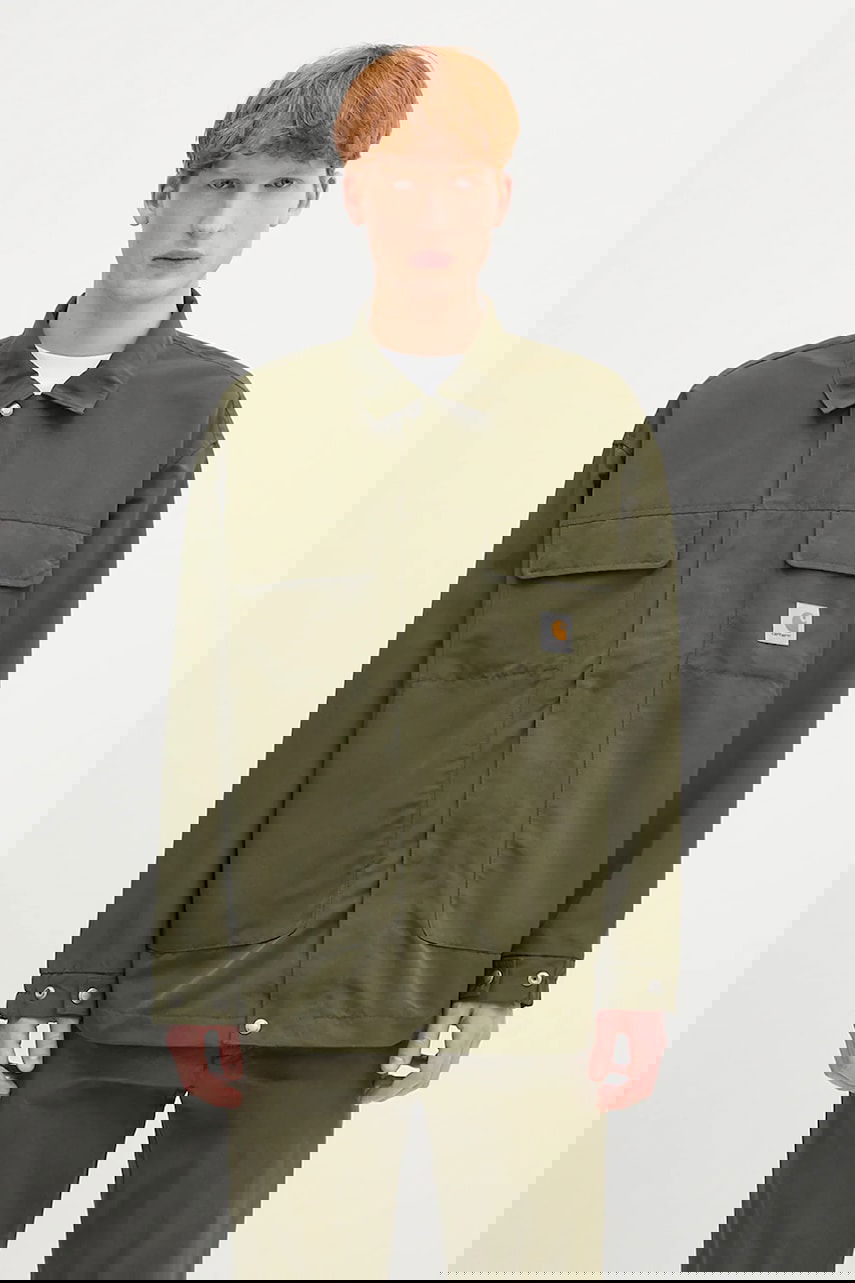 Bunda Carhartt WIP Liam Transitional Overshirt Zelené | I034564.41XX, 0