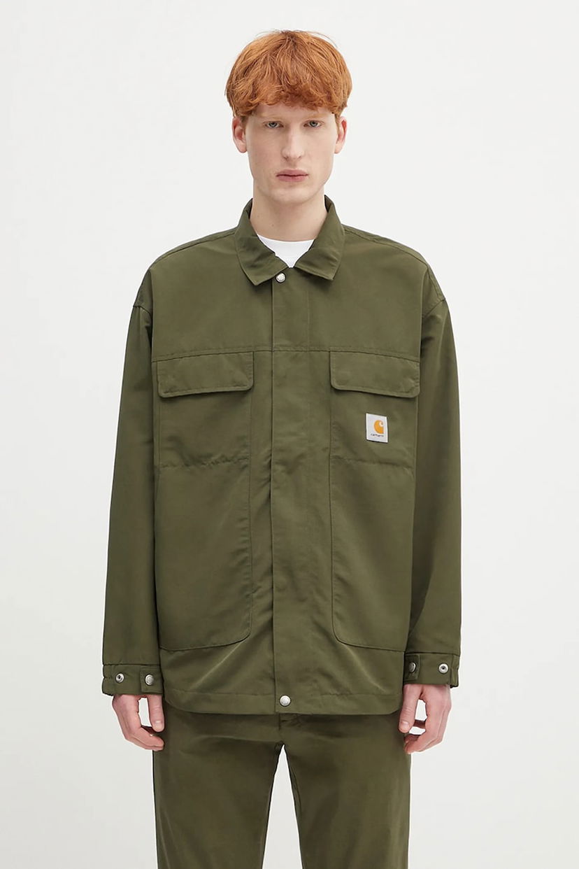 Bunda Carhartt WIP Liam Transitional Overshirt Zelené | I034564.41XX