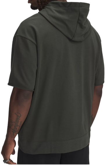 Mikina Under Armour Project Rock SS Terry Short Sleeve Hoodie Zelené | 1389952-310, 1