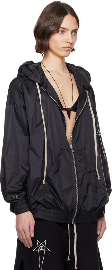Vetrovka Rick Owens Rick Owens Champion Edition Jumbo Jason's Hoodie Čierna | CW01E1661 CHNY, 1