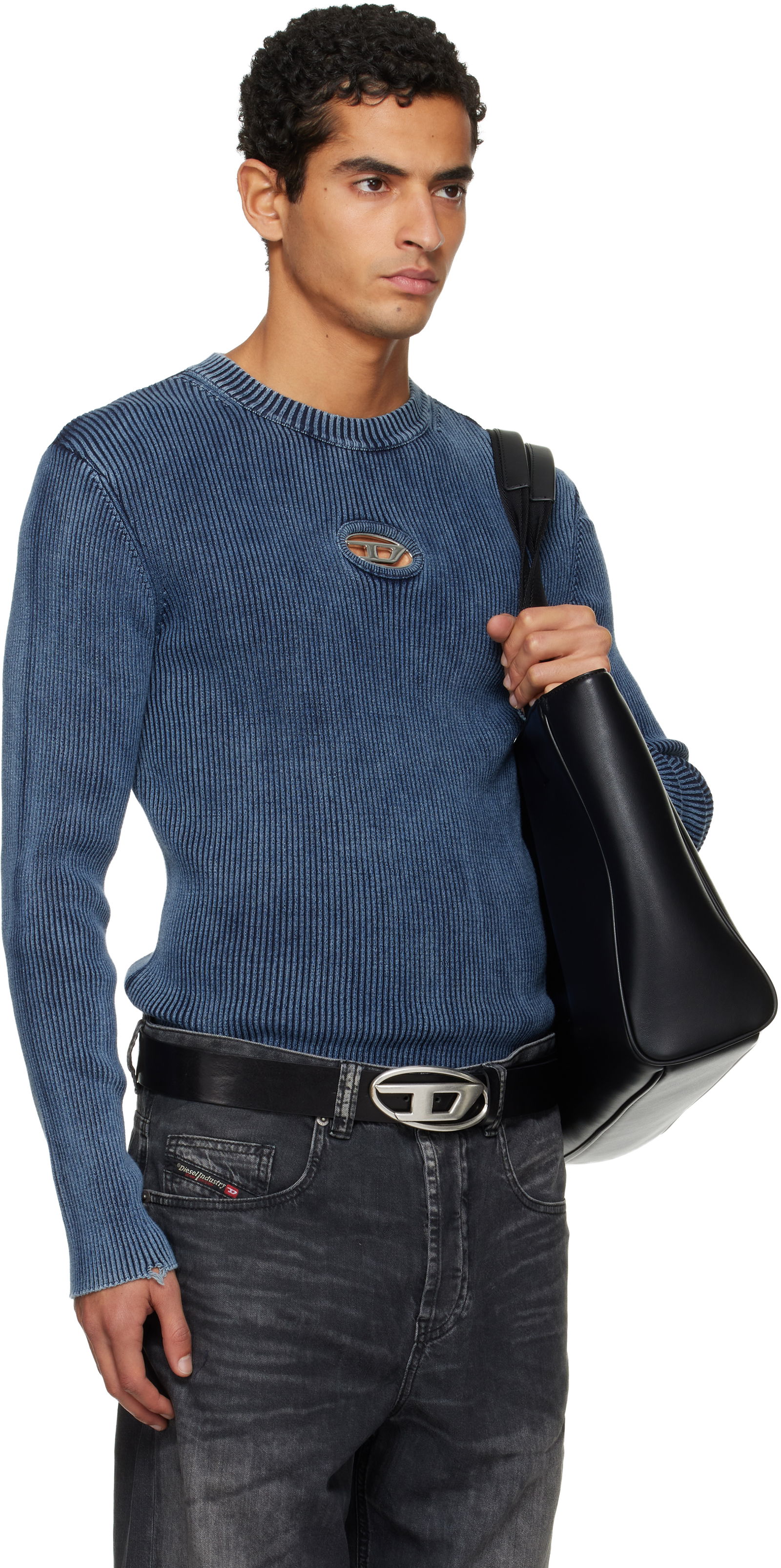 Diesel K-Darin-D Cutout Ribbed Sweater