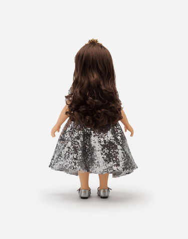Flexstyle Dolce & Gabbana Sequined Doll Dress Metalická | LCJA21G7VAZS9000, 2