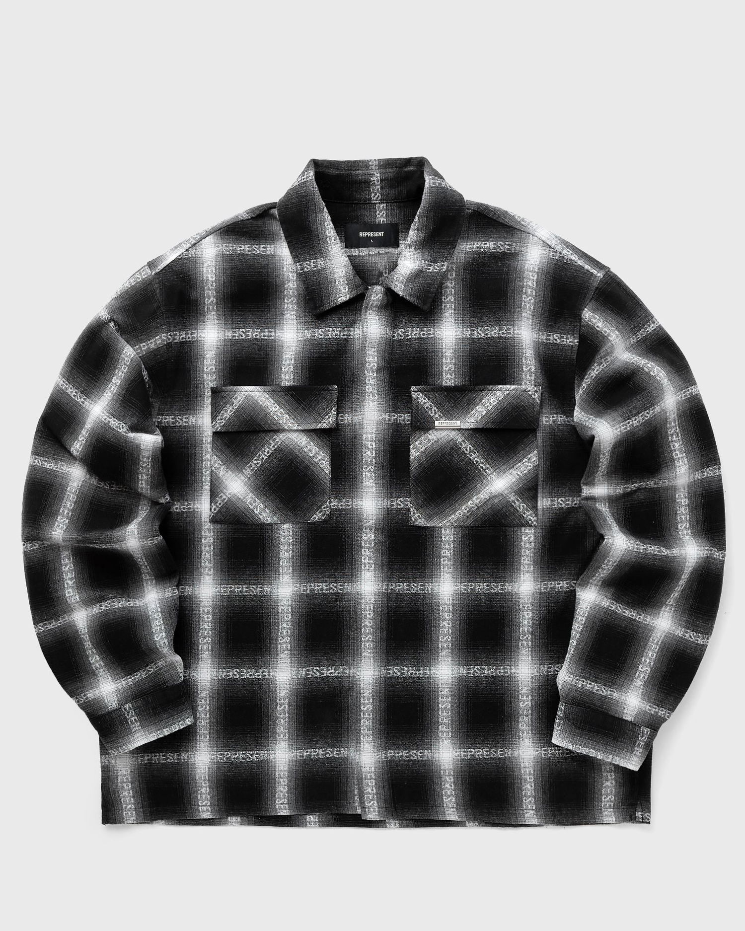 Košeľa Represent Clo Represent FLANNEL SHIRT Čierna | ML2001-07, 0