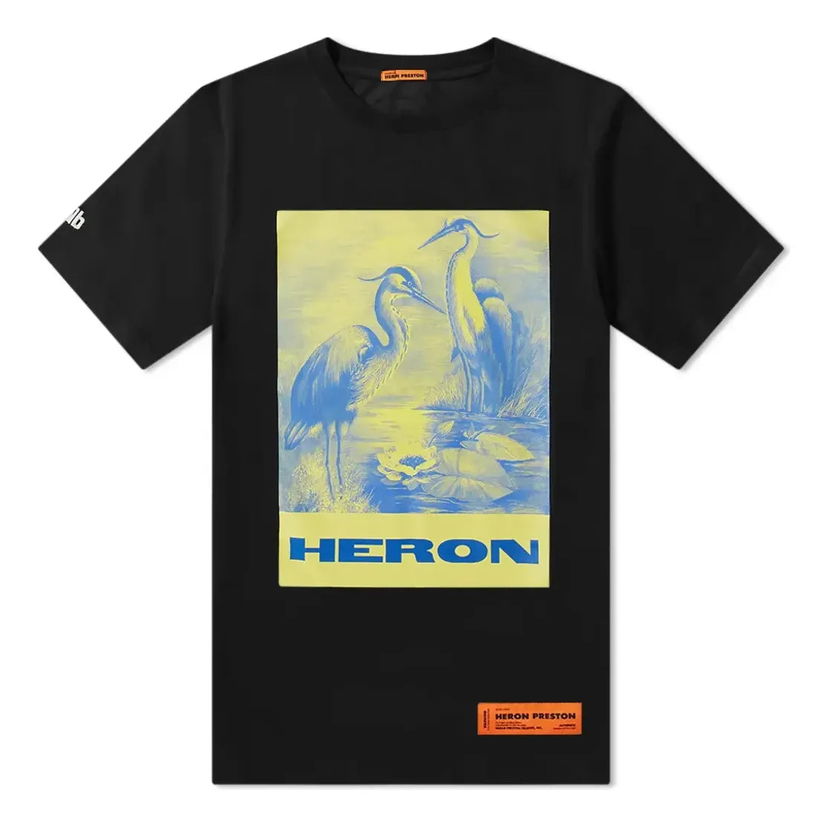 Tričko HERON PRESTON Heron Preston Heron Painting Graphic T-Shirt Čierna | HMAA004F197600080488
