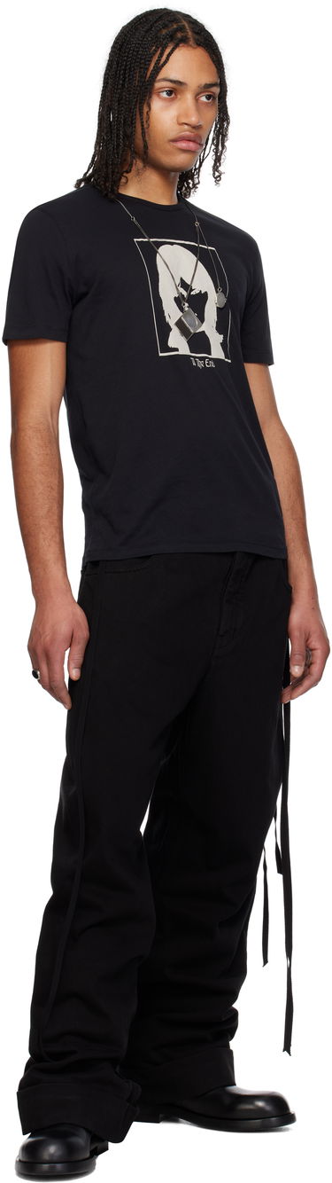 Tričko Ann Demeulemeester Ann Demeulemeester Baptist 'Till The End' T-Shirt Čierna | 2510-M-JTS02-38-FA206-099, 3