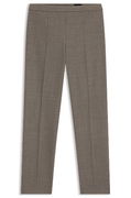 Regular-Fit Micro-Patterned Wool-Blend Trousers