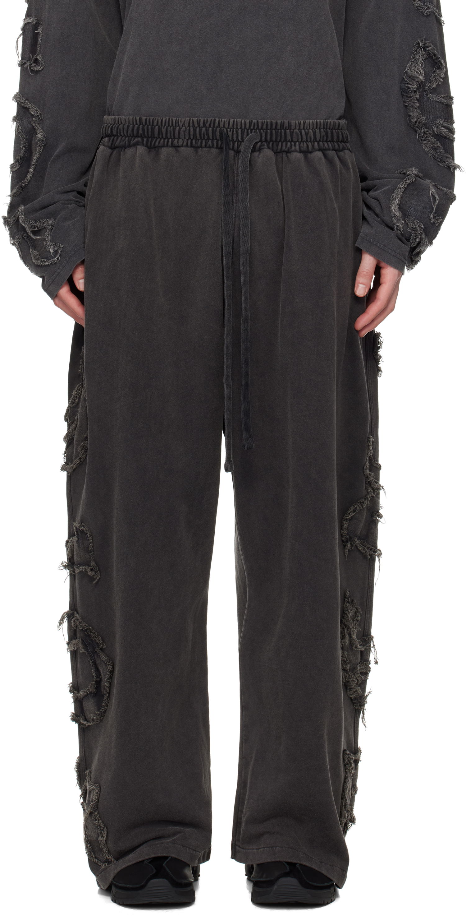 Tepláky Acne Studios Acne Studios Logo Cargo Lounge Pants Čierna | BK0678-, 0