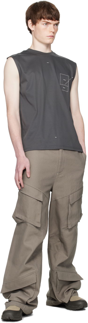 Tielko HELIOT EMIL HELIOT EMIL Retina Tank Top Šedá | PREAW25_M_09_145_DGY05, 3