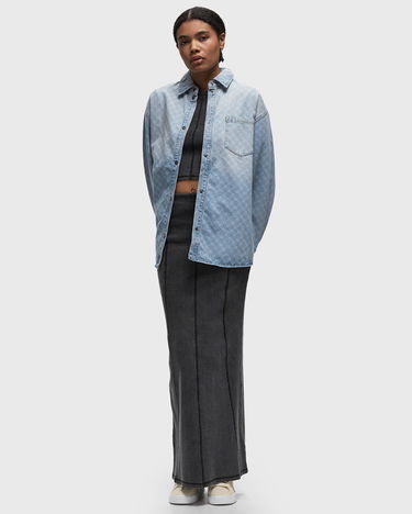 Košeľa DAILY PAPER ZELLA MONOGRAM DENIM LS SHIRT Modrá | 2413028, 1