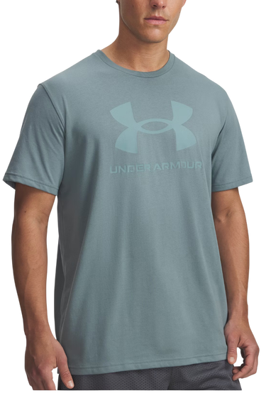 Tričko Under Armour T-Shirt Sportstyle Logo Update Tyrkysová | 1382911-587, 0
