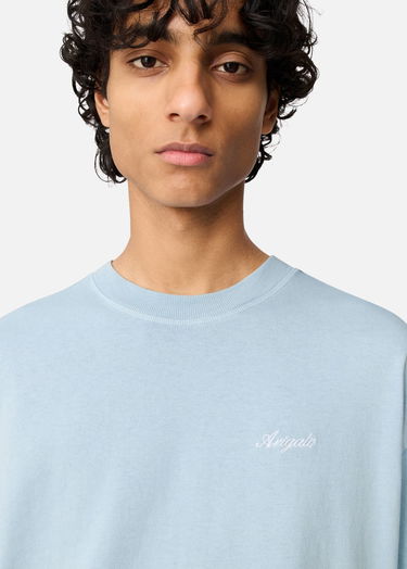 Tričko AXEL ARIGATO Honor Washed T-Shirt Modrá | A2681011, 7