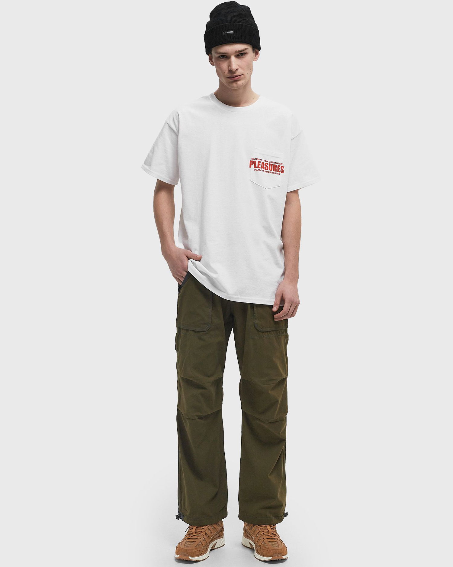 Cargo nohavice Pleasures Pleasures Public Utility Pants Zelené | P24W011-OLIVE, 1