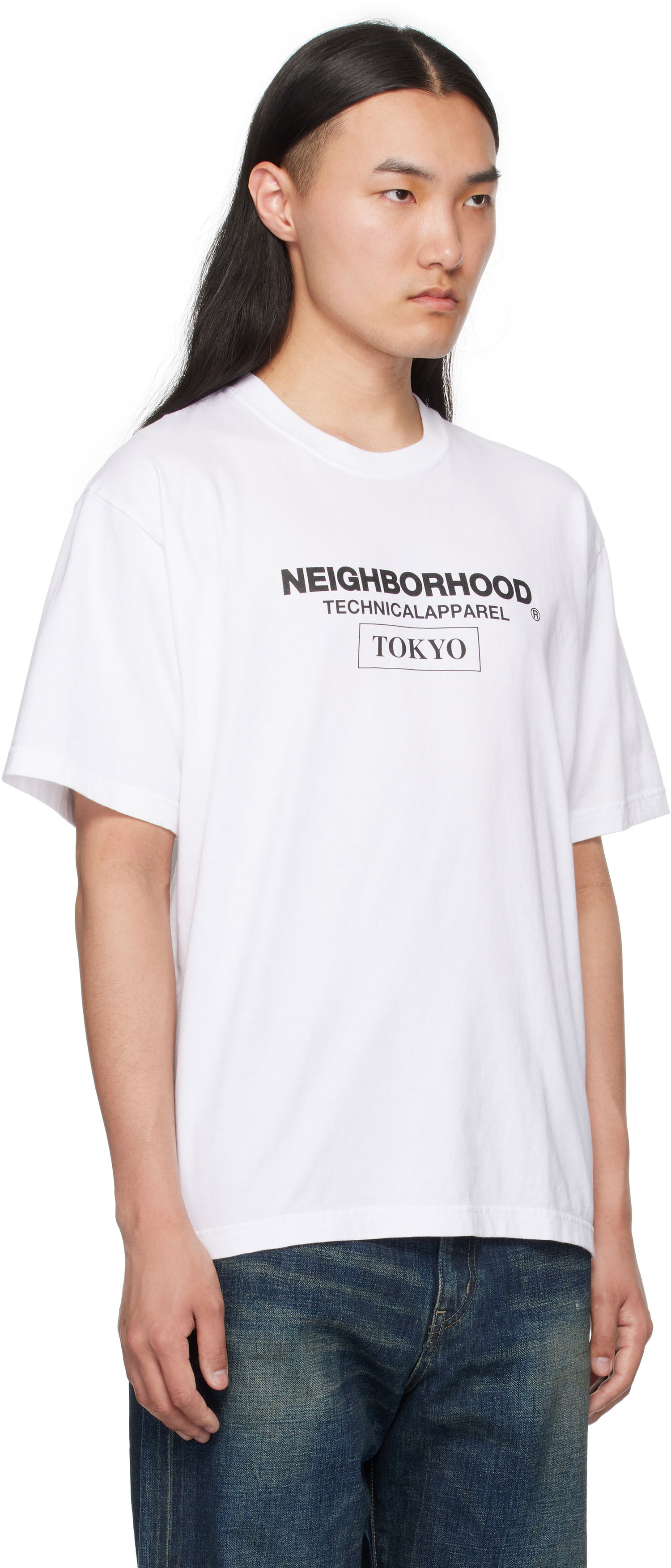 Tričko Neighborhood Neighborhood N.H SS-16 Graphic T-Shirt Biela | 251PCNH-ST16, 1