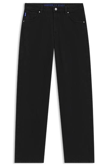 Džínsy BOSS Relaxed-Fit Jeans Čierna | 50548982