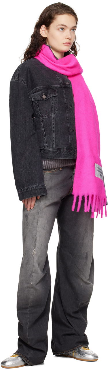Šál Acne Studios Pink Fringe Alpaca Scarf Ružová | CA0350-, 3