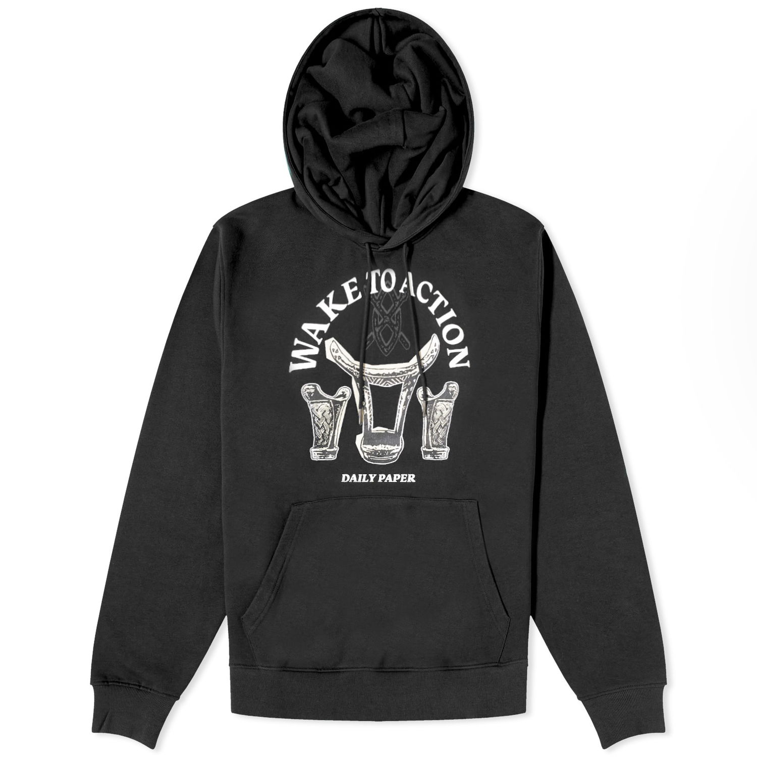 Mikina DAILY PAPER Rivo Popover Hoodie Čierna | 2321201, 0