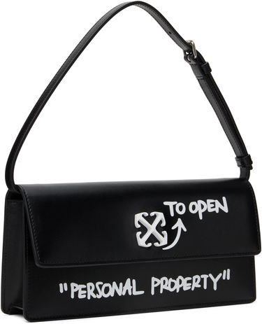 Kabelka Off-White Off-White Jitney 1.0 Quote Shoulder Bag Čierna | OWNN172C99LEA0021001, 1