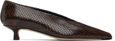 Šperky Aeyde Aeyde Clara Pointed-Toe Kitten Heels Hnedá | A11-PU0125006003-225, 0