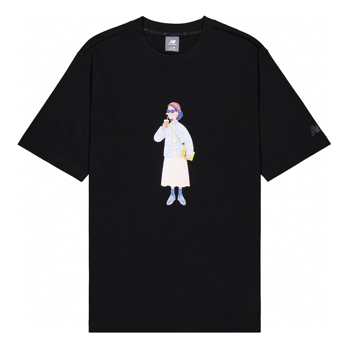 Tričko New Balance Mr. Slowboy Graphic T-Shirt Čierna | NEE28093-BK, 0